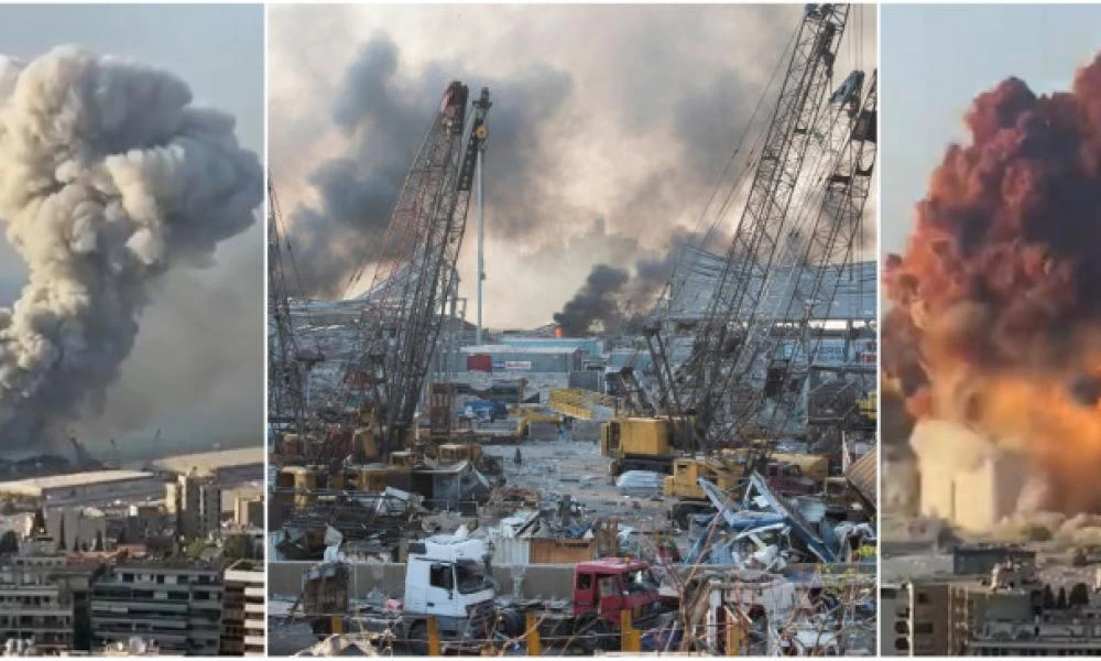 Κύπρος: Η στιγμή της έκρηξης στη Βηρυτό εν ώρα αγώνα